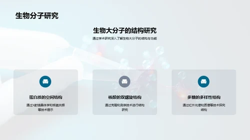 科技风生物医疗教学课件PPT模板