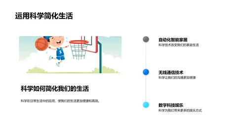 科学在生活中的应用PPT模板