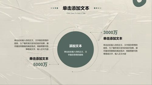 暗绿色极简风总结汇报通用PPT演示模板