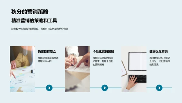 秋分数字营销PPT模板