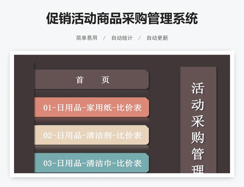 促销活动商品采购管理系统