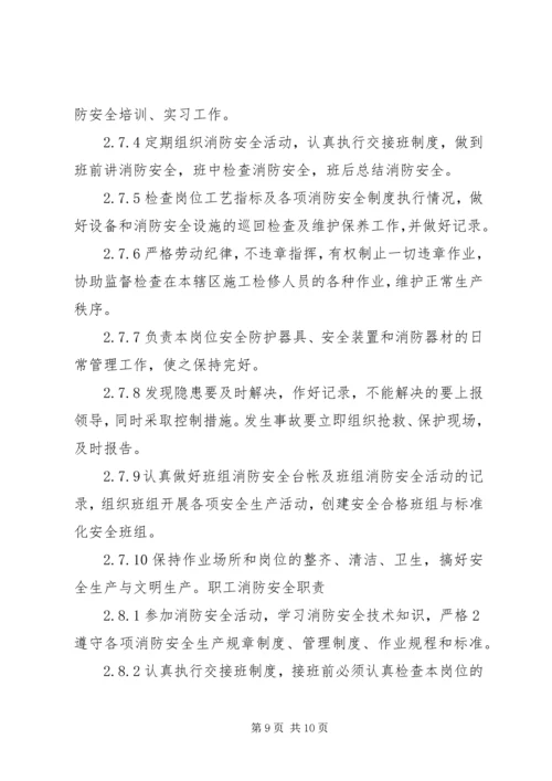 公司各级消防安全责任制 (4).docx