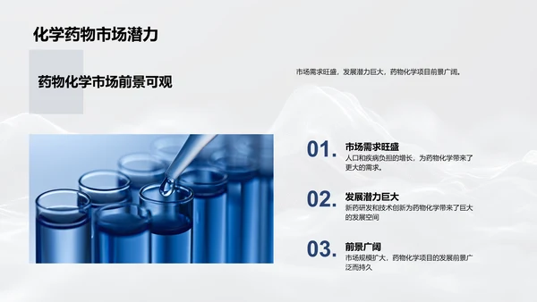 药物化学项目管理PPT模板