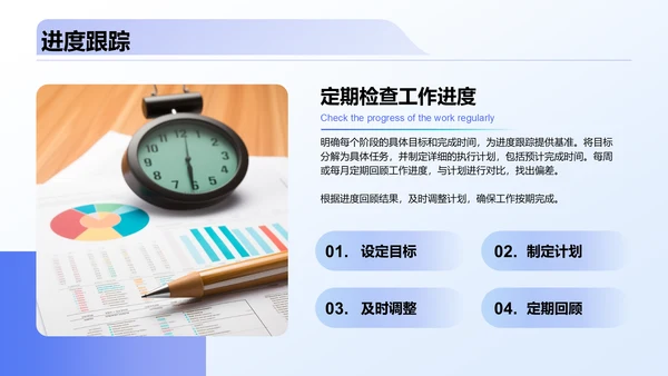 蓝色商务风未来工作计划PPT模板