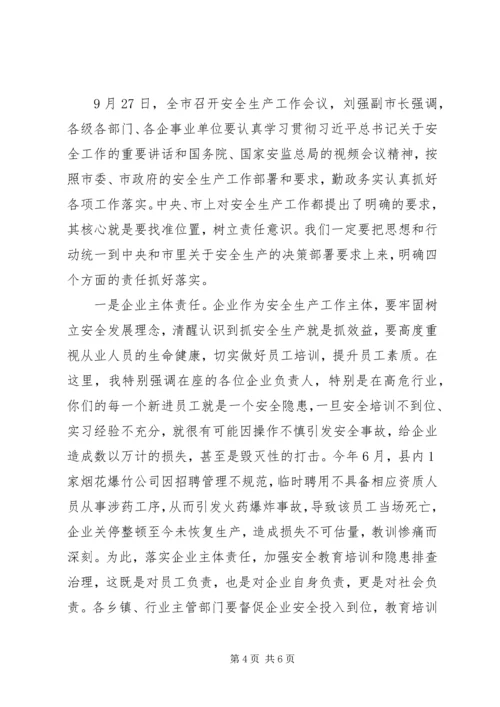 副县长在全县安全生产工作会议上的讲话(摘要)_1.docx