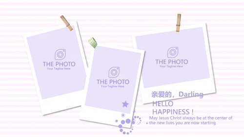 紫色精美孕妇课堂孕妇学校PPT动态模板