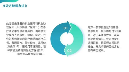 绿色渐变商务简约风格医院法律法规培训PPT
