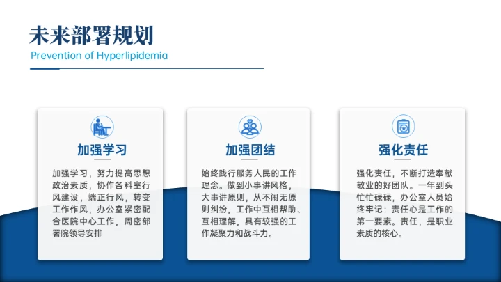 医疗行业医例工作汇报通用PPT模板
