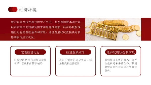 简约红色形状银行业务培训员工培训PPT课件