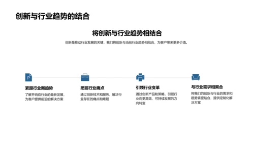 行业趋势与创新方案PPT模板