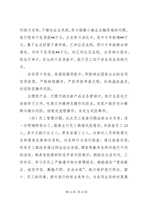 声誉风险自查报告.docx