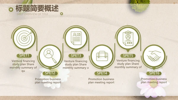 简约SPA美容养生会所工作总结PPT