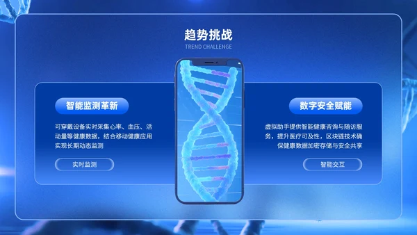 蓝色简约风医疗行业病例分析临床诊断实践探索PPT模板