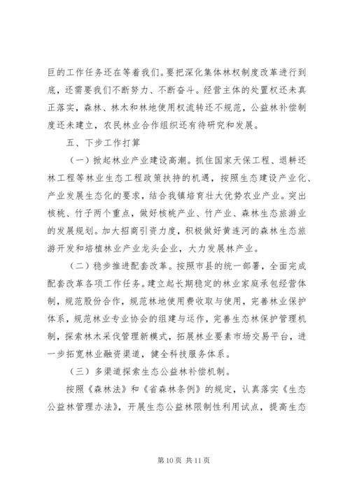 乡镇深化林权制度主体改革总结.docx