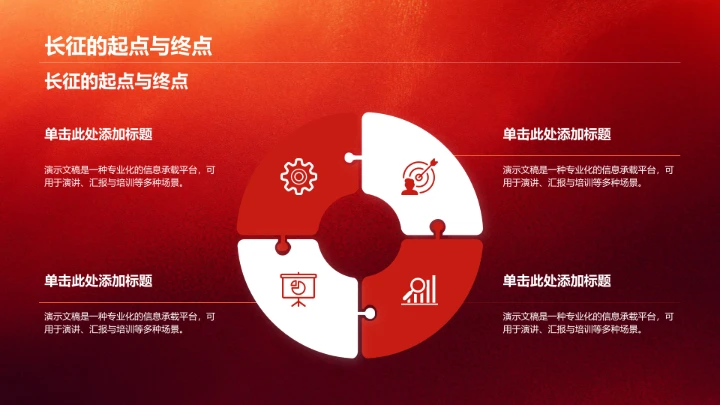 红军长征历史PPT模板