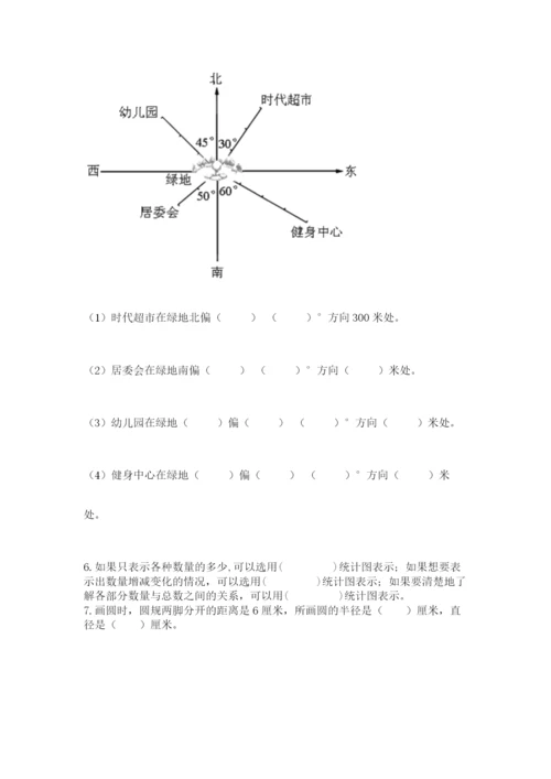 人教版六年级上册数学期末测试卷及完整答案（夺冠）.docx