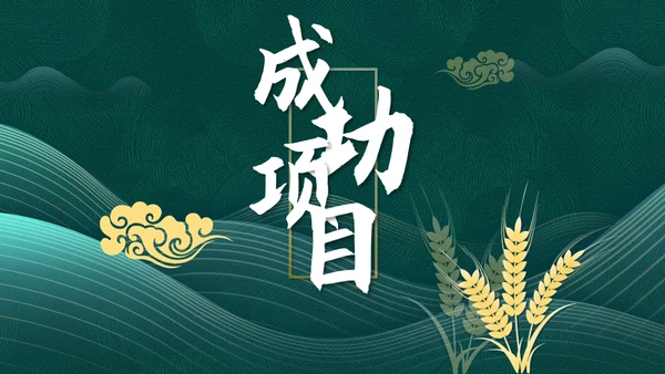 中国风墨绿色述职报告通用PPT模板