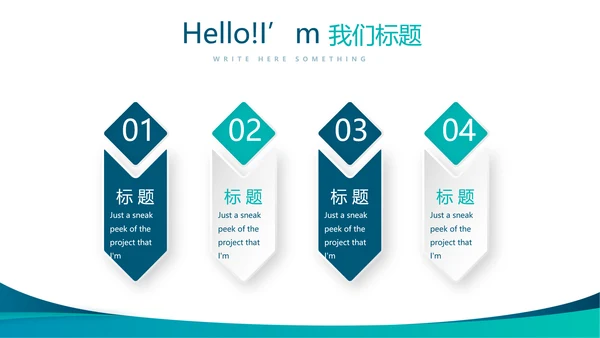 蓝色时尚主治医师述职报告年年终总结动态PPT