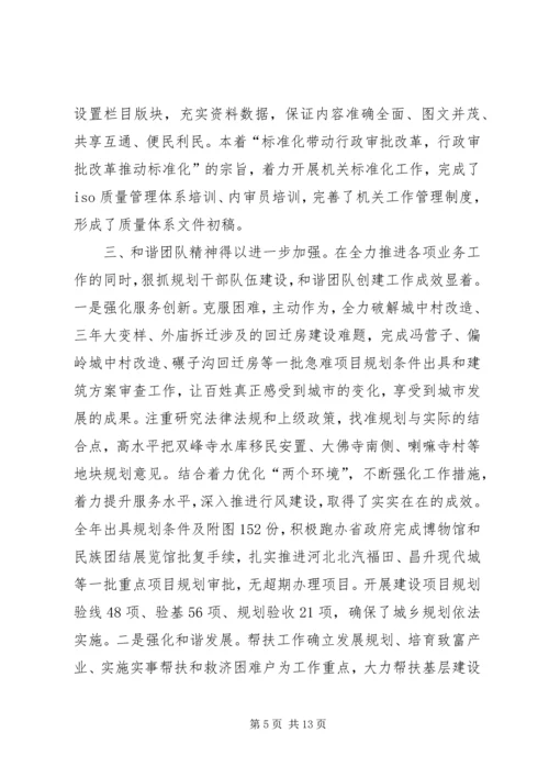 市城乡规划局XX年双拥工作计划 (2).docx