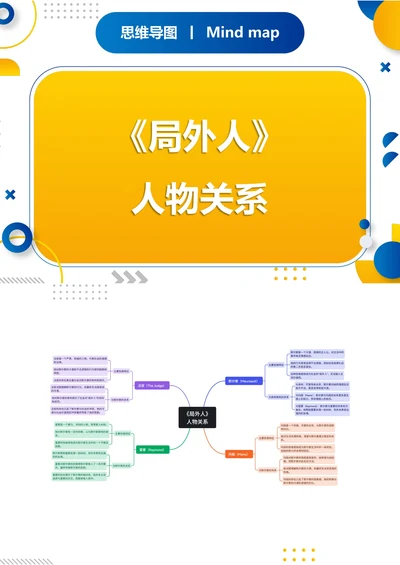 《同外人》人物关系思维导图