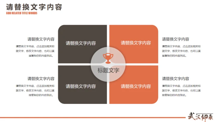 武汉印象旅游通用PPT模板