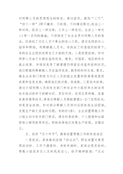 安置帮教工作总结.docx