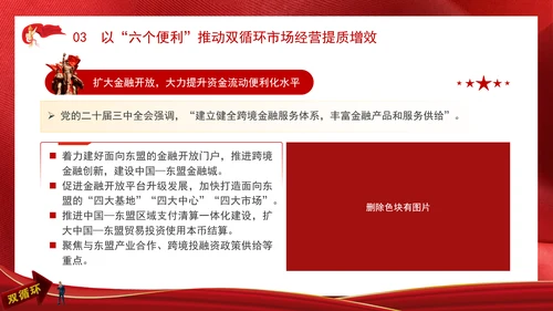 持续扩大对内对外开放打造国内国际双循环市场经营便利地专题党课PPT