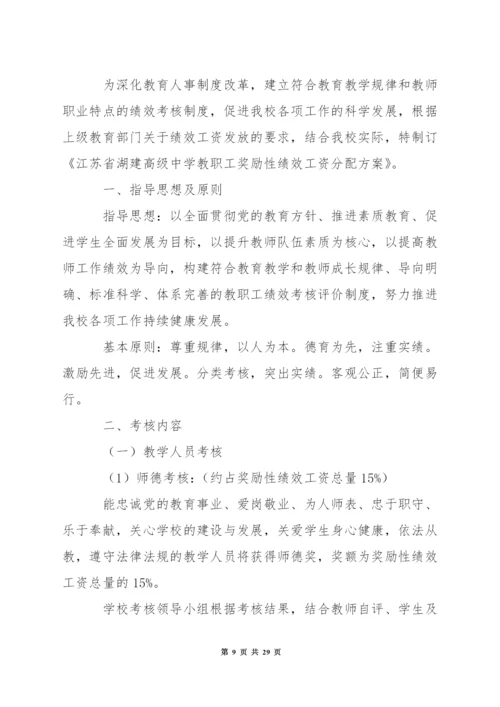 小学度奖励性绩效工资实施方案.docx