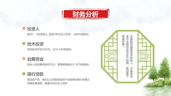 绿色农业环保融资路演