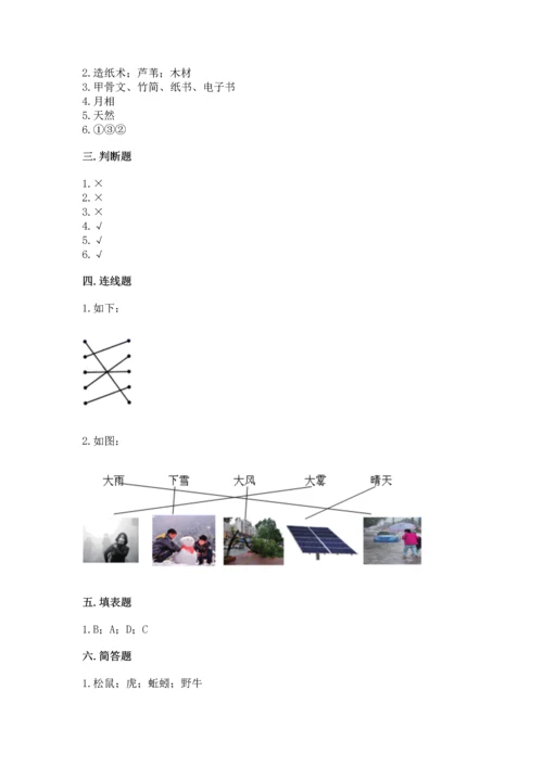 教科版科学二年级上册《期末测试卷》附参考答案【夺分金卷】.docx