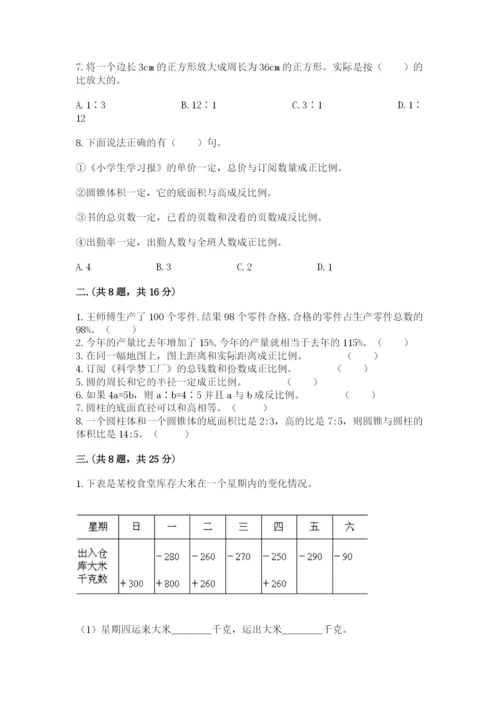 四川省【小升初】2023年小升初数学试卷附答案（基础题）.docx