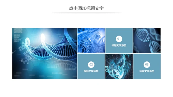 基因生物化学医疗医学DNA学术研究报告PPT模板