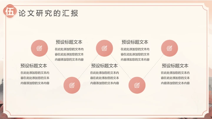 国潮山水风毕业答辩开题报告PPT通用模板