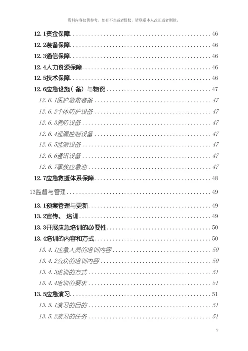 神威药业环境应急预案模板.docx