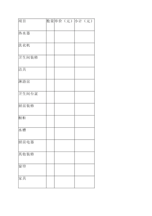 盘龙区新房装修报价单