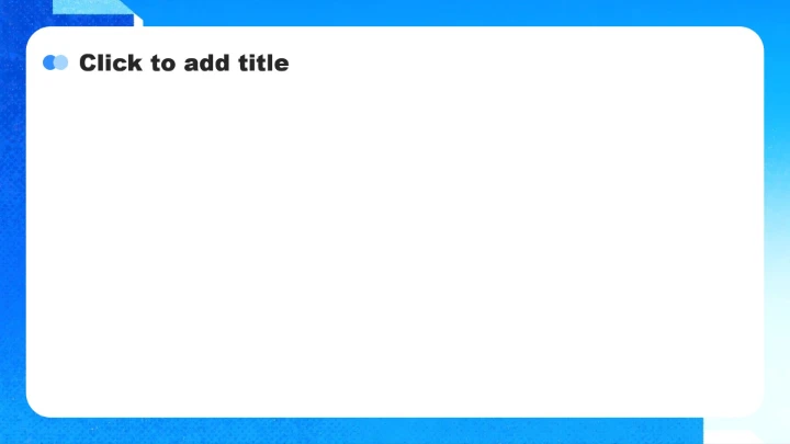 蓝色渐变插画风大学生职业生涯规划PPT主题模板