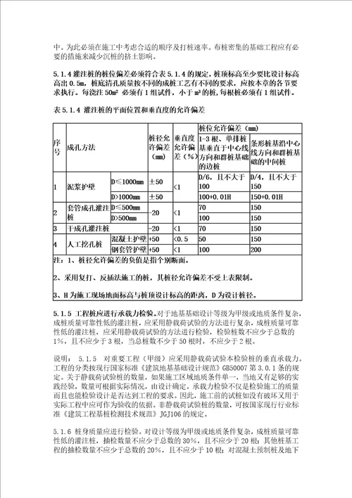 桩基验收标准共11页