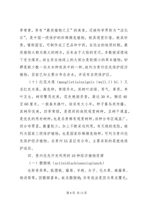 植物资源学报告.docx