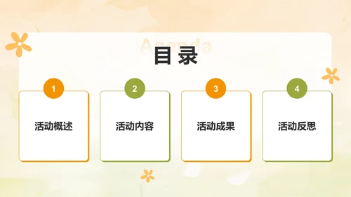 橙色卡通风暑假夏令营活动总结汇报PPT模板