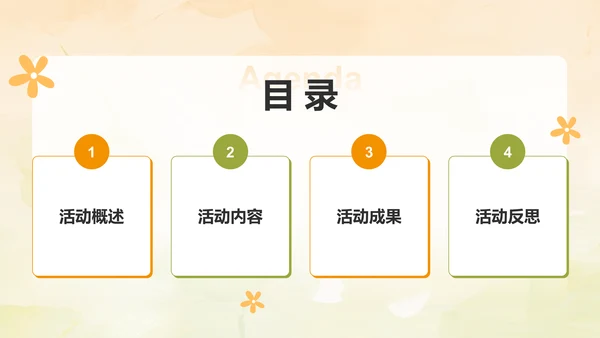 橙色卡通风暑假夏令营活动总结汇报PPT模板