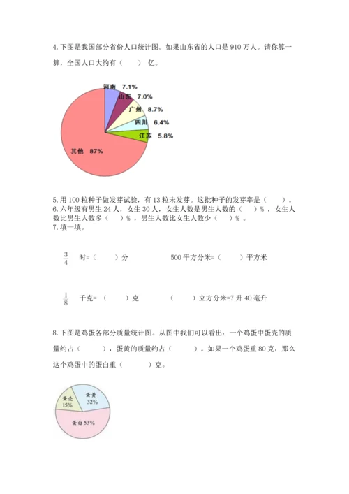 人教版六年级上册数学期末测试卷精品（夺冠系列）.docx