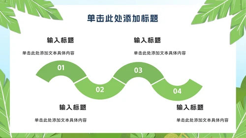 校园中小学生假期夏季安全教育PPT模板