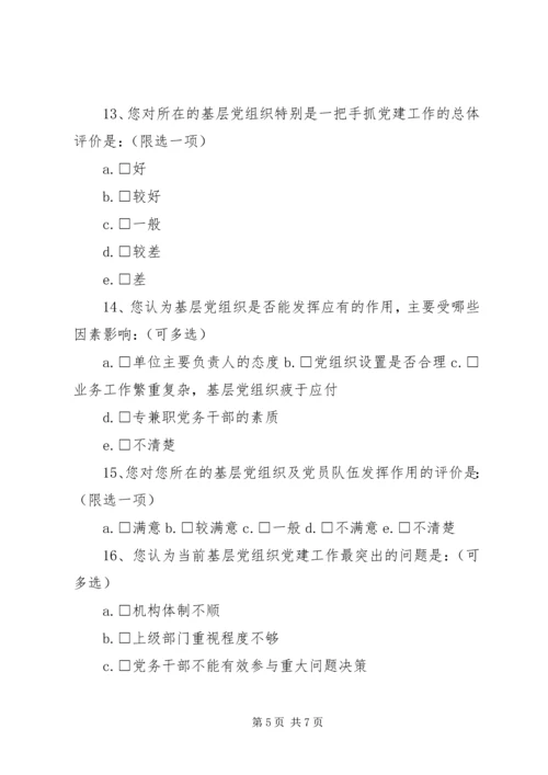 涛陈小学基层党组织建设情况调查问卷.docx