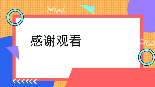 黄色孟菲斯风学生竞选汇报PPT模板