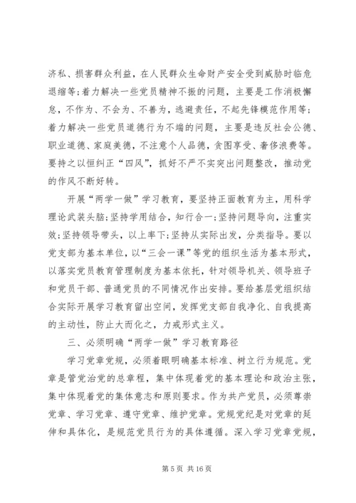 长金“两学一做”专题党课讲稿.docx