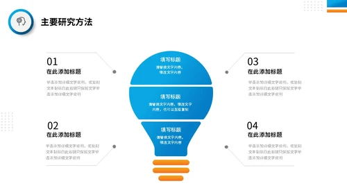 商务风蓝桔双色系开题报告答辩PPT答辩1