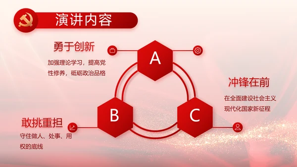 党支部党员大会工作总结汇报动态PPT
