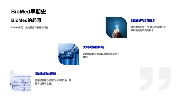 BioMed企业文化实践PPT模板