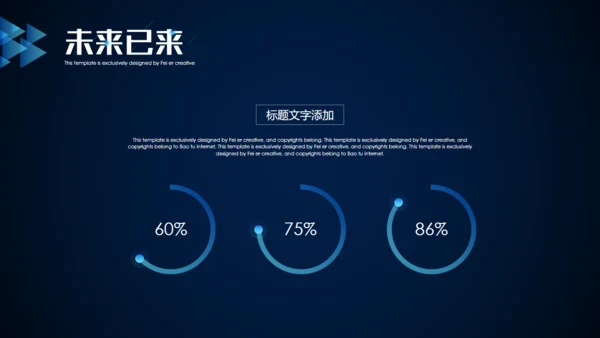 未来已来创新科技通用PPT模板