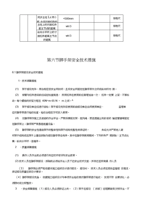 脚手架专项施工方案11.7